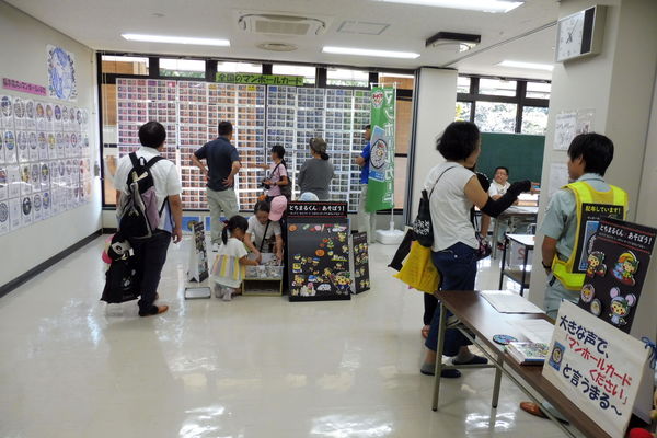 マンホールカード展示