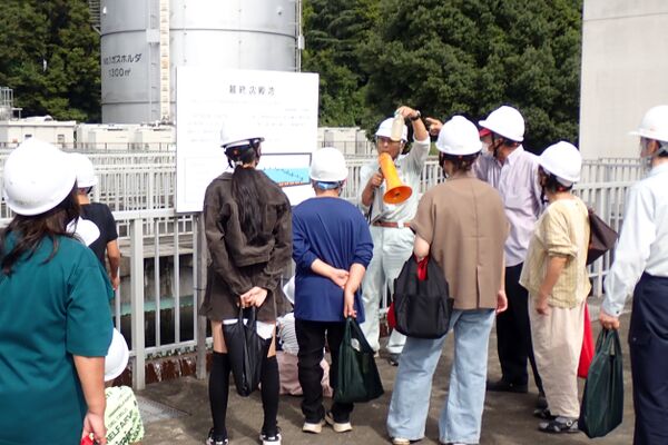 最終沈殿池での説明