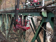 日光市管理の橋梁点検